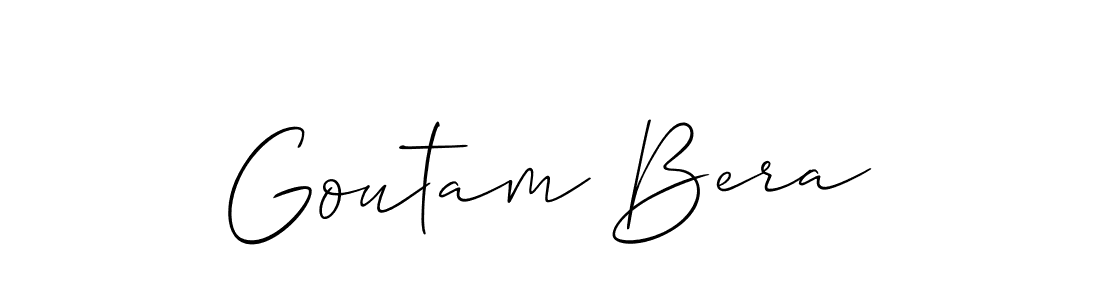 Make a beautiful signature design for name Goutam Bera. Use this online signature maker to create a handwritten signature for free. Goutam Bera signature style 2 images and pictures png