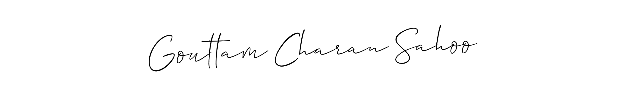 It looks lik you need a new signature style for name Gouttam Charan Sahoo. Design unique handwritten (Allison_Script) signature with our free signature maker in just a few clicks. Gouttam Charan Sahoo signature style 2 images and pictures png