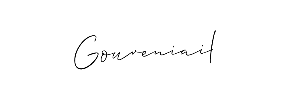 Here are the top 10 professional signature styles for the name Gouveniail. These are the best autograph styles you can use for your name. Gouveniail signature style 2 images and pictures png