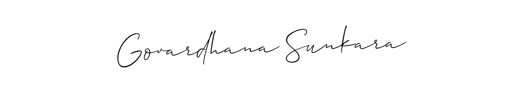 This is the best signature style for the Govardhana Sunkara name. Also you like these signature font (Allison_Script). Mix name signature. Govardhana Sunkara signature style 2 images and pictures png