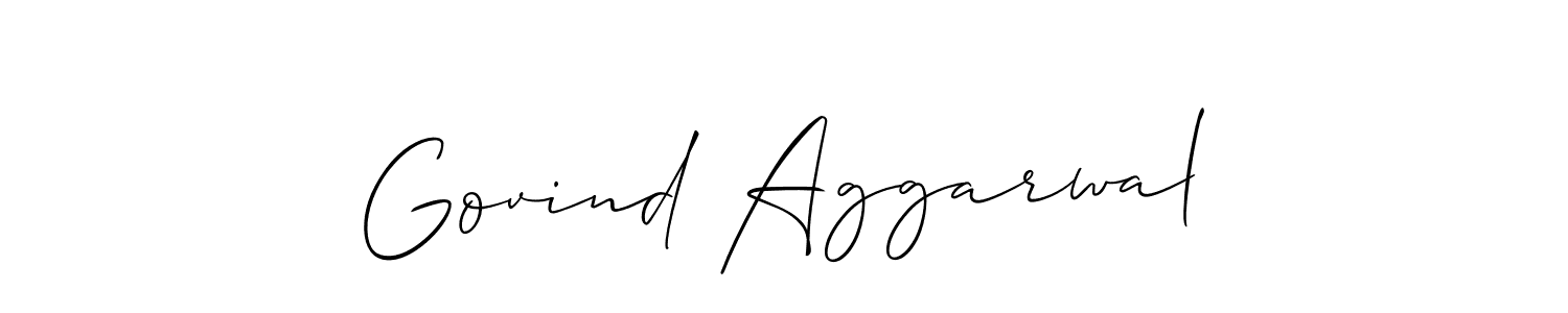 Make a beautiful signature design for name Govind Aggarwal. Use this online signature maker to create a handwritten signature for free. Govind Aggarwal signature style 2 images and pictures png