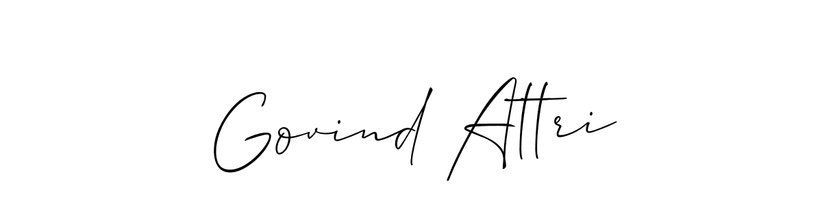 How to Draw Govind Attri signature style? Allison_Script is a latest design signature styles for name Govind Attri. Govind Attri signature style 2 images and pictures png