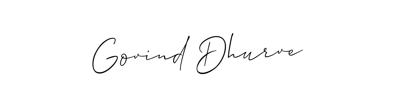 Check out images of Autograph of Govind Dhurve name. Actor Govind Dhurve Signature Style. Allison_Script is a professional sign style online. Govind Dhurve signature style 2 images and pictures png