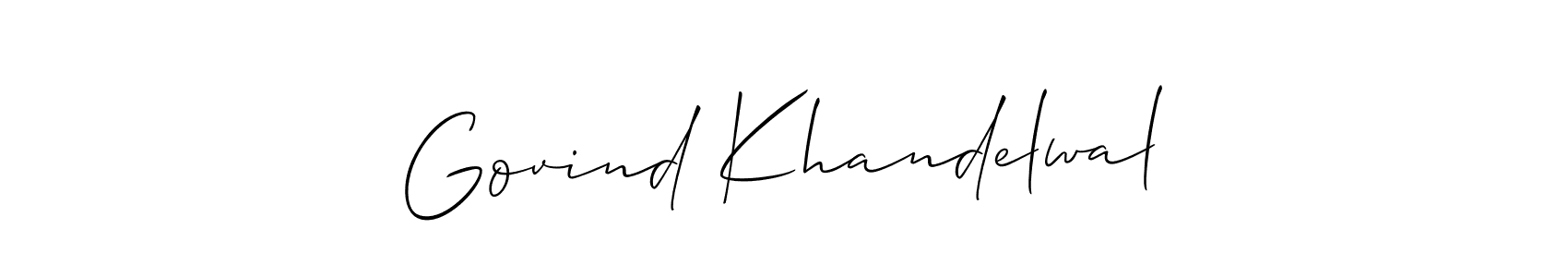 Here are the top 10 professional signature styles for the name Govind Khandelwal. These are the best autograph styles you can use for your name. Govind Khandelwal signature style 2 images and pictures png
