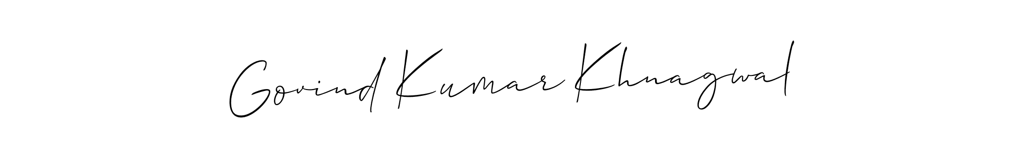 Here are the top 10 professional signature styles for the name Govind Kumar Khnagwal. These are the best autograph styles you can use for your name. Govind Kumar Khnagwal signature style 2 images and pictures png