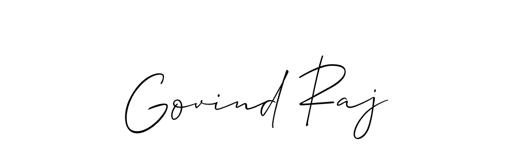 Best and Professional Signature Style for Govind Raj. Allison_Script Best Signature Style Collection. Govind Raj signature style 2 images and pictures png