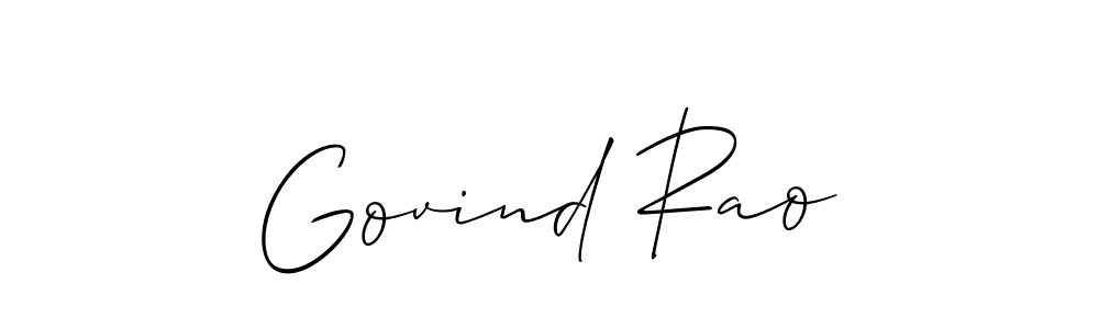 Make a beautiful signature design for name Govind Rao. Use this online signature maker to create a handwritten signature for free. Govind Rao signature style 2 images and pictures png