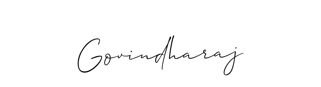 It looks lik you need a new signature style for name Govindharaj. Design unique handwritten (Allison_Script) signature with our free signature maker in just a few clicks. Govindharaj signature style 2 images and pictures png