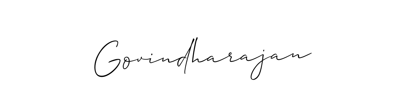 Also You can easily find your signature by using the search form. We will create Govindharajan name handwritten signature images for you free of cost using Allison_Script sign style. Govindharajan signature style 2 images and pictures png