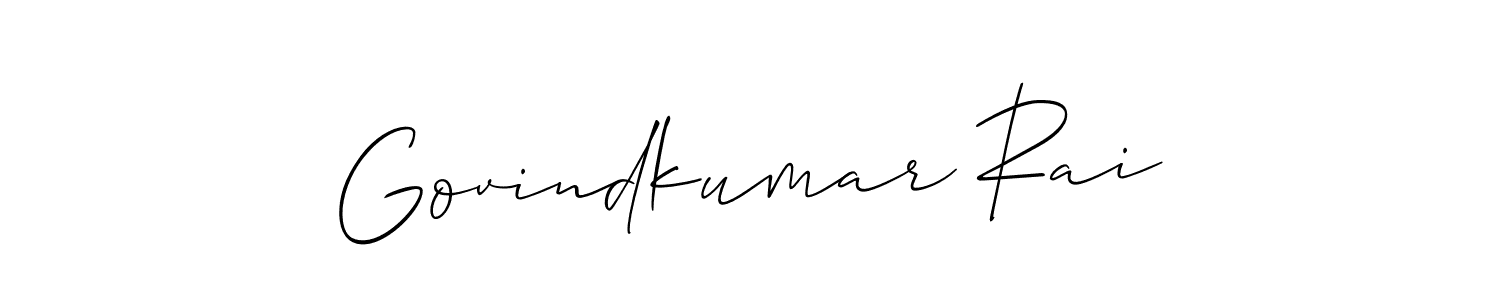 How to Draw Govindkumar Rai signature style? Allison_Script is a latest design signature styles for name Govindkumar Rai. Govindkumar Rai signature style 2 images and pictures png