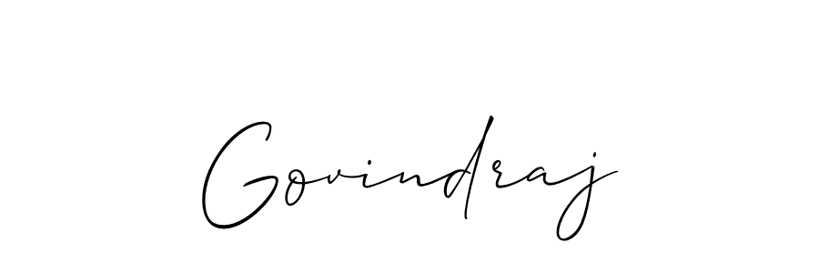 Govindraj stylish signature style. Best Handwritten Sign (Allison_Script) for my name. Handwritten Signature Collection Ideas for my name Govindraj. Govindraj signature style 2 images and pictures png