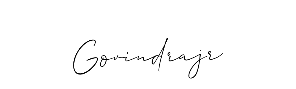 Make a beautiful signature design for name Govindrajr. Use this online signature maker to create a handwritten signature for free. Govindrajr signature style 2 images and pictures png