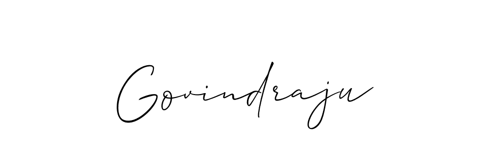 Govindraju stylish signature style. Best Handwritten Sign (Allison_Script) for my name. Handwritten Signature Collection Ideas for my name Govindraju. Govindraju signature style 2 images and pictures png