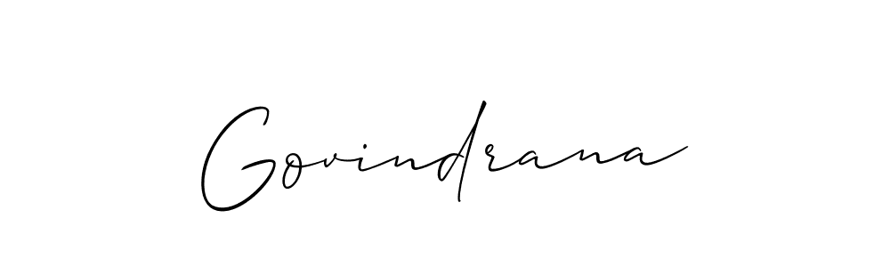 Make a beautiful signature design for name Govindrana. Use this online signature maker to create a handwritten signature for free. Govindrana signature style 2 images and pictures png