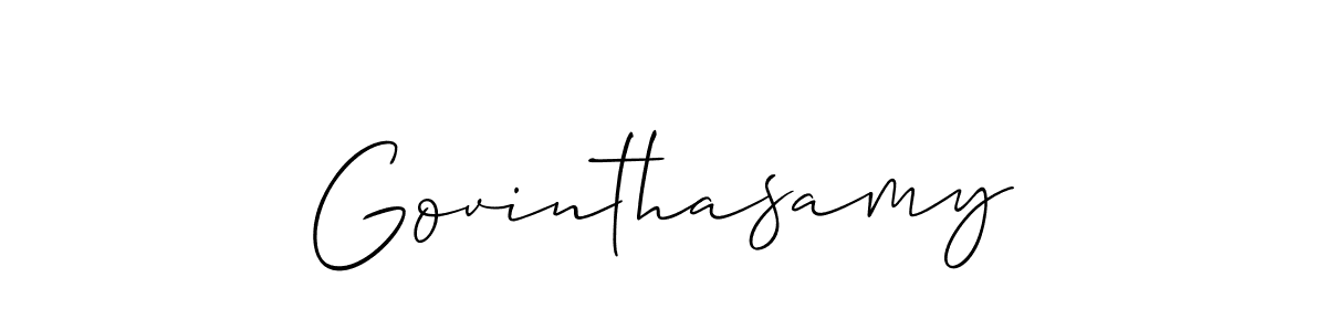 Also You can easily find your signature by using the search form. We will create Govinthasamy name handwritten signature images for you free of cost using Allison_Script sign style. Govinthasamy signature style 2 images and pictures png