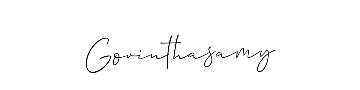 Also You can easily find your signature by using the search form. We will create Govinthasamy name handwritten signature images for you free of cost using Allison_Script sign style. Govinthasamy signature style 2 images and pictures png