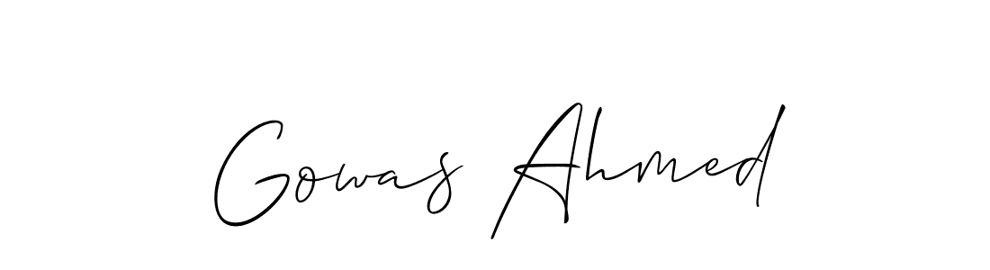 Also You can easily find your signature by using the search form. We will create Gowas Ahmed name handwritten signature images for you free of cost using Allison_Script sign style. Gowas Ahmed signature style 2 images and pictures png