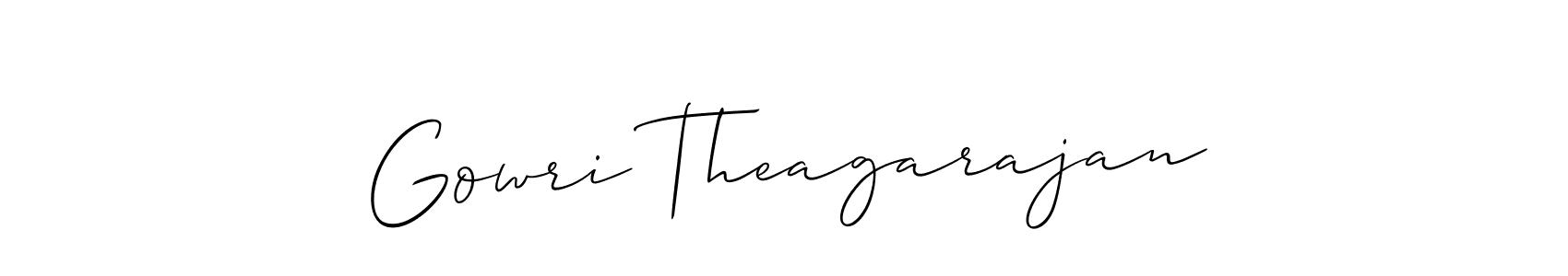 Once you've used our free online signature maker to create your best signature Allison_Script style, it's time to enjoy all of the benefits that Gowri Theagarajan name signing documents. Gowri Theagarajan signature style 2 images and pictures png