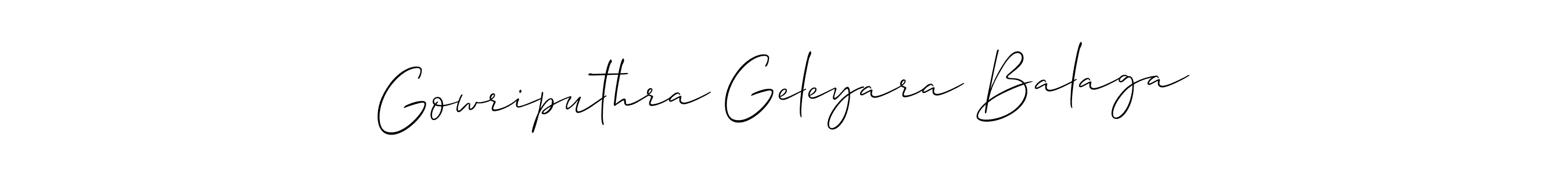 You can use this online signature creator to create a handwritten signature for the name Gowriputhra Geleyara Balaga. This is the best online autograph maker. Gowriputhra Geleyara Balaga signature style 2 images and pictures png