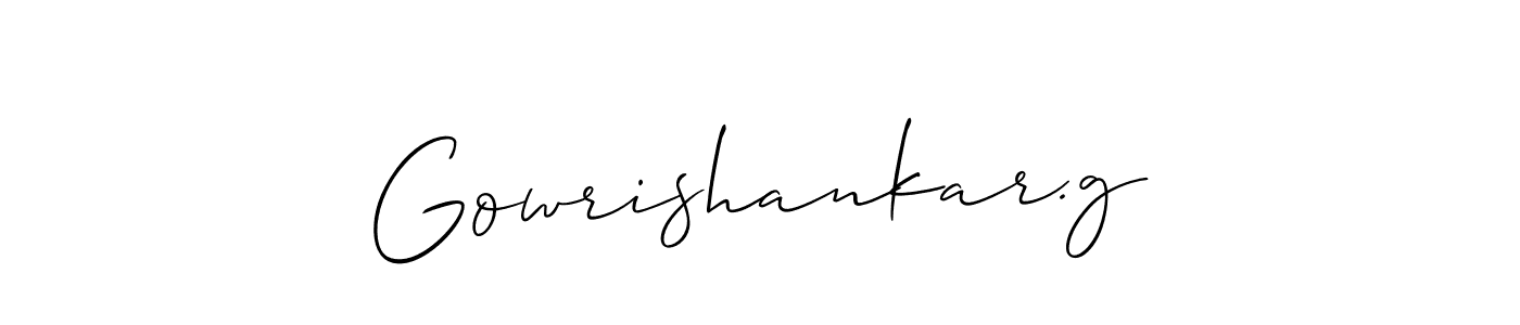 Make a beautiful signature design for name Gowrishankar.g. Use this online signature maker to create a handwritten signature for free. Gowrishankar.g signature style 2 images and pictures png