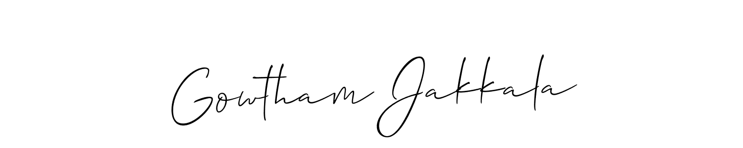Check out images of Autograph of Gowtham Jakkala name. Actor Gowtham Jakkala Signature Style. Allison_Script is a professional sign style online. Gowtham Jakkala signature style 2 images and pictures png