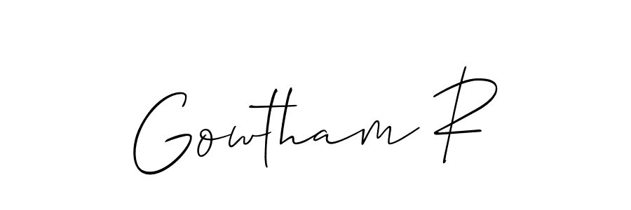 Here are the top 10 professional signature styles for the name Gowtham R. These are the best autograph styles you can use for your name. Gowtham R signature style 2 images and pictures png