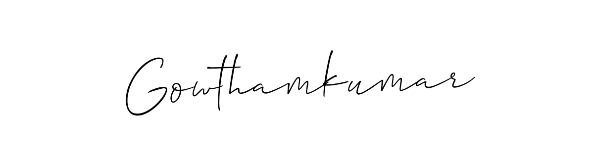 Once you've used our free online signature maker to create your best signature Allison_Script style, it's time to enjoy all of the benefits that Gowthamkumar name signing documents. Gowthamkumar signature style 2 images and pictures png