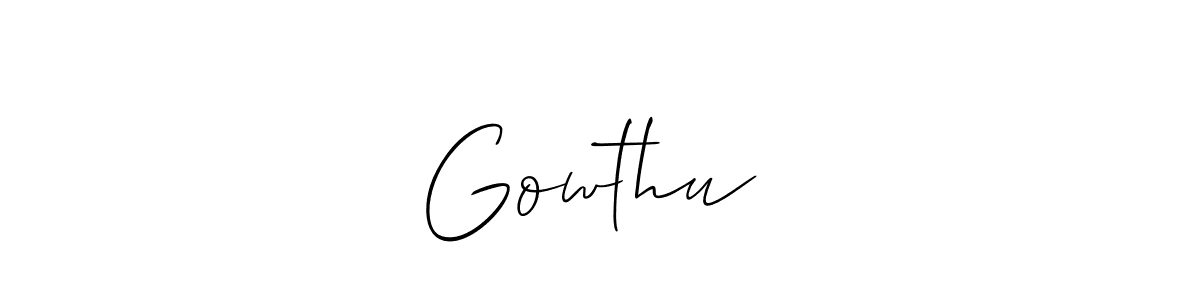 Make a beautiful signature design for name Gowthu❤️. Use this online signature maker to create a handwritten signature for free. Gowthu❤️ signature style 2 images and pictures png