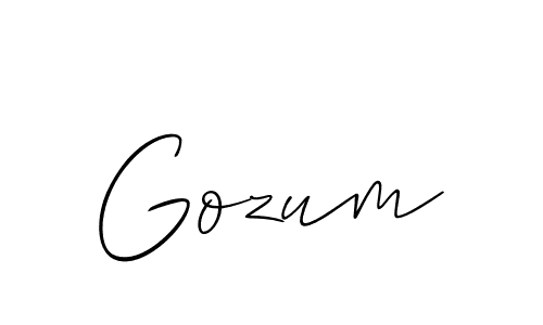 Check out images of Autograph of Gozum name. Actor Gozum Signature Style. Allison_Script is a professional sign style online. Gozum signature style 2 images and pictures png