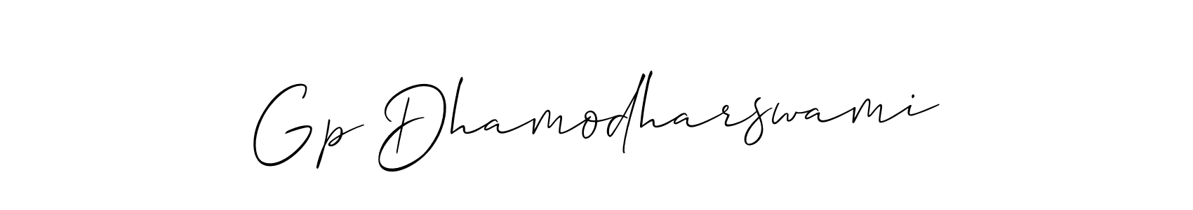You can use this online signature creator to create a handwritten signature for the name Gp Dhamodharswami. This is the best online autograph maker. Gp Dhamodharswami signature style 2 images and pictures png