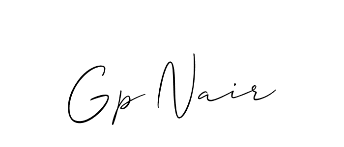 Once you've used our free online signature maker to create your best signature Allison_Script style, it's time to enjoy all of the benefits that Gp Nair name signing documents. Gp Nair signature style 2 images and pictures png