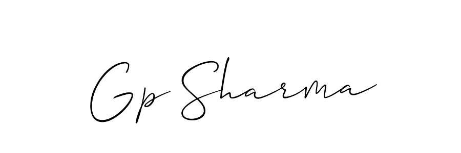 Make a short Gp Sharma signature style. Manage your documents anywhere anytime using Allison_Script. Create and add eSignatures, submit forms, share and send files easily. Gp Sharma signature style 2 images and pictures png