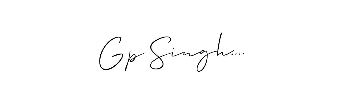 Similarly Allison_Script is the best handwritten signature design. Signature creator online .You can use it as an online autograph creator for name Gp Singh..... Gp Singh.... signature style 2 images and pictures png