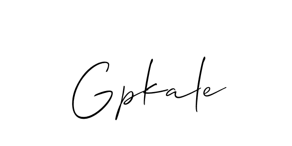 You should practise on your own different ways (Allison_Script) to write your name (Gpkale) in signature. don't let someone else do it for you. Gpkale signature style 2 images and pictures png
