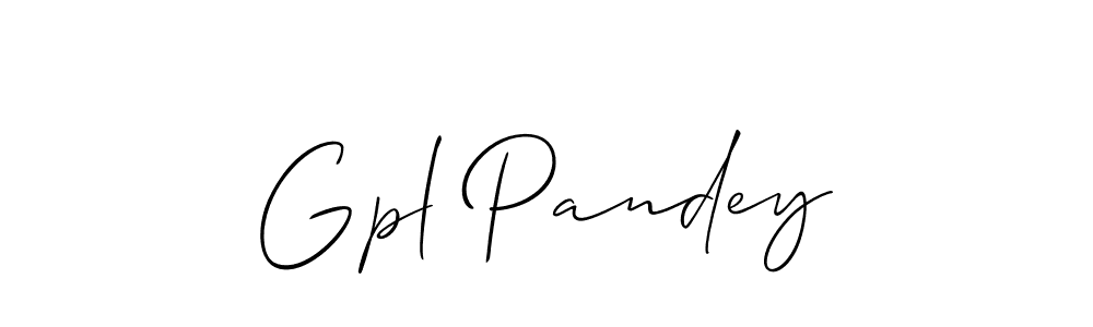 Check out images of Autograph of Gpl Pandey name. Actor Gpl Pandey Signature Style. Allison_Script is a professional sign style online. Gpl Pandey signature style 2 images and pictures png