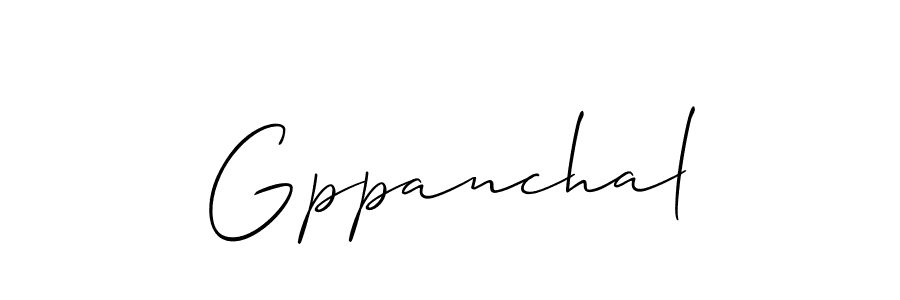 Best and Professional Signature Style for Gppanchal. Allison_Script Best Signature Style Collection. Gppanchal signature style 2 images and pictures png