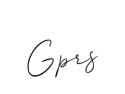 How to make Gprs name signature. Use Allison_Script style for creating short signs online. This is the latest handwritten sign. Gprs signature style 2 images and pictures png