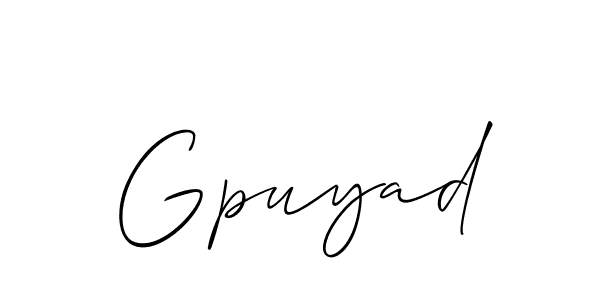 Here are the top 10 professional signature styles for the name Gpuyad. These are the best autograph styles you can use for your name. Gpuyad signature style 2 images and pictures png