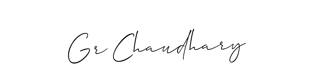 Similarly Allison_Script is the best handwritten signature design. Signature creator online .You can use it as an online autograph creator for name Gr Chaudhary. Gr Chaudhary signature style 2 images and pictures png