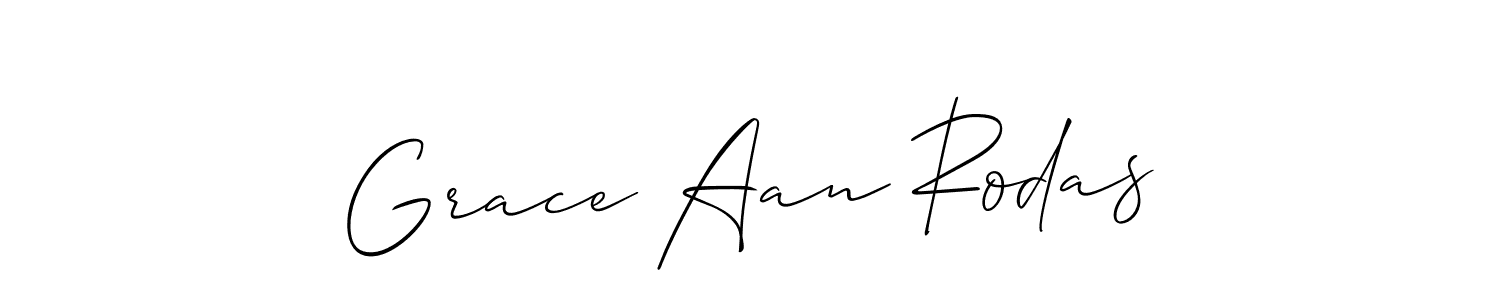 Similarly Allison_Script is the best handwritten signature design. Signature creator online .You can use it as an online autograph creator for name Grace Aan Rodas. Grace Aan Rodas signature style 2 images and pictures png