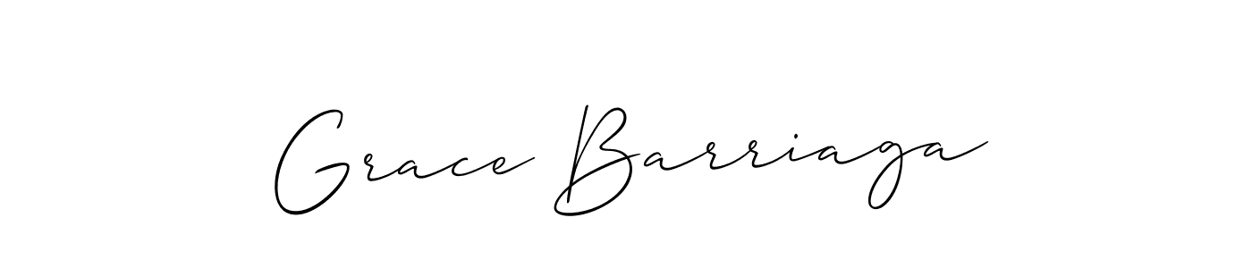 Best and Professional Signature Style for Grace Barriaga. Allison_Script Best Signature Style Collection. Grace Barriaga signature style 2 images and pictures png