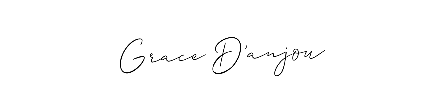 See photos of Grace D’anjou official signature by Spectra . Check more albums & portfolios. Read reviews & check more about Allison_Script font. Grace D’anjou signature style 2 images and pictures png