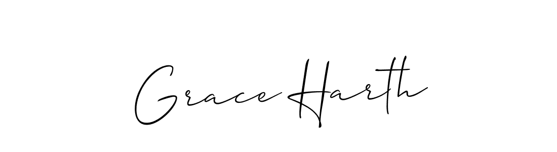 Similarly Allison_Script is the best handwritten signature design. Signature creator online .You can use it as an online autograph creator for name Grace Harth. Grace Harth signature style 2 images and pictures png