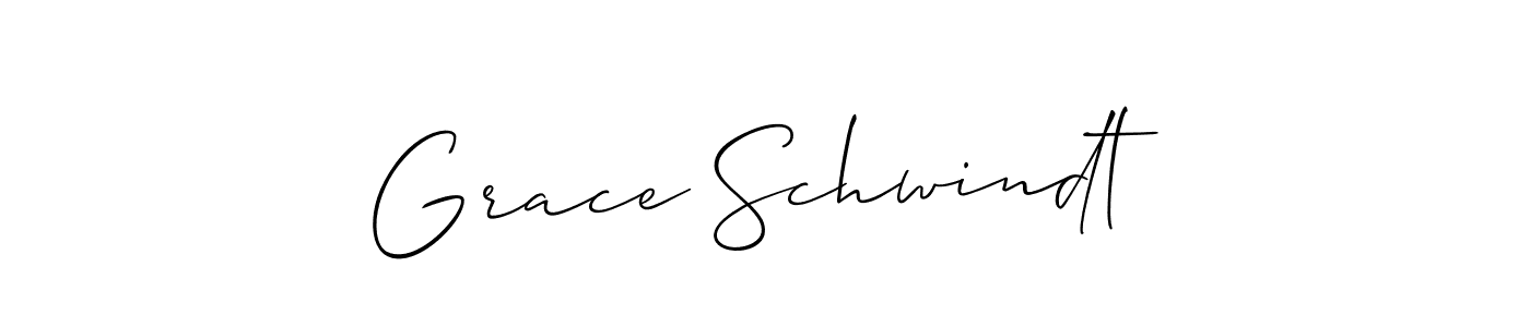 Best and Professional Signature Style for Grace Schwindt. Allison_Script Best Signature Style Collection. Grace Schwindt signature style 2 images and pictures png