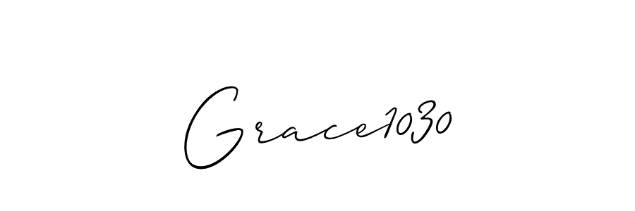 Once you've used our free online signature maker to create your best signature Allison_Script style, it's time to enjoy all of the benefits that Grace1030 name signing documents. Grace1030 signature style 2 images and pictures png