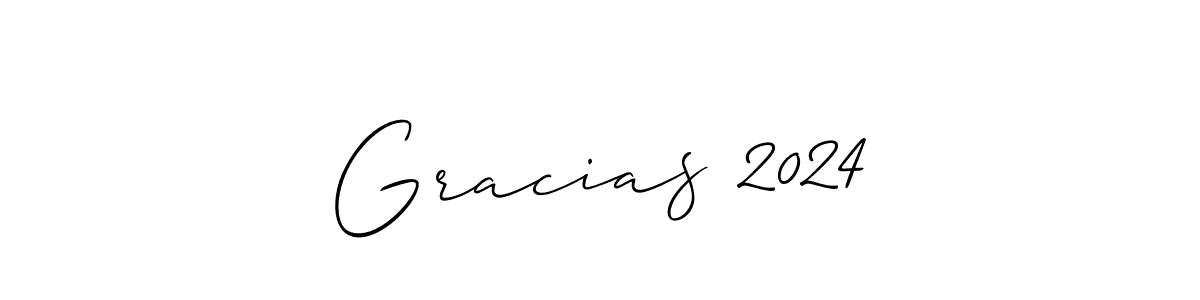 Once you've used our free online signature maker to create your best signature Allison_Script style, it's time to enjoy all of the benefits that Gracias 2024 name signing documents. Gracias 2024 signature style 2 images and pictures png