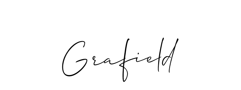 Best and Professional Signature Style for Grafield. Allison_Script Best Signature Style Collection. Grafield signature style 2 images and pictures png