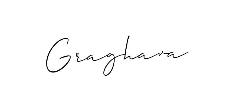 You should practise on your own different ways (Allison_Script) to write your name (Graghava) in signature. don't let someone else do it for you. Graghava signature style 2 images and pictures png