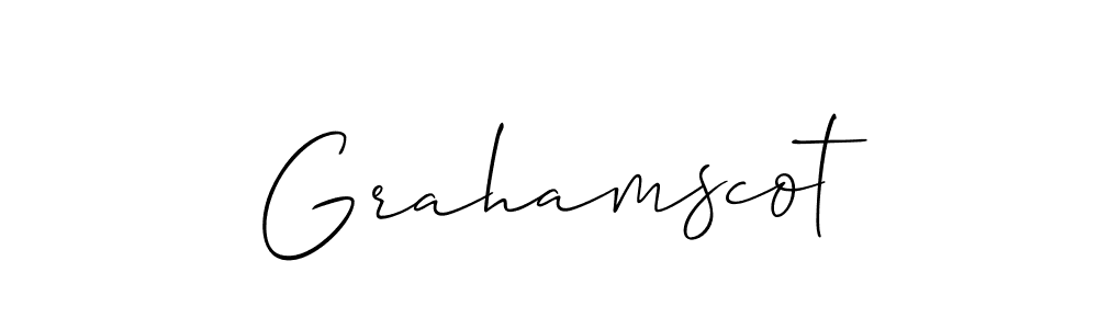 Create a beautiful signature design for name Grahamscot. With this signature (Allison_Script) fonts, you can make a handwritten signature for free. Grahamscot signature style 2 images and pictures png