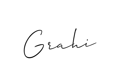 Best and Professional Signature Style for Grahi. Allison_Script Best Signature Style Collection. Grahi signature style 2 images and pictures png